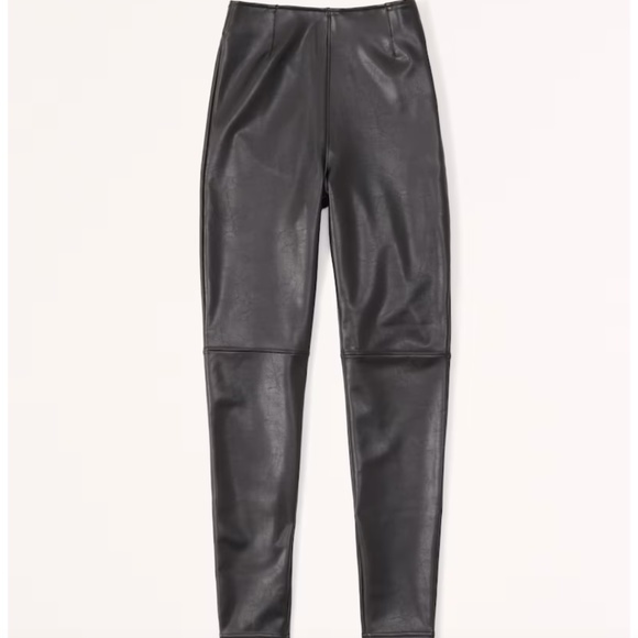 Abercrombie & Fitch Pants - Abercrombie & Fitch Classic Vegan Leather Legging